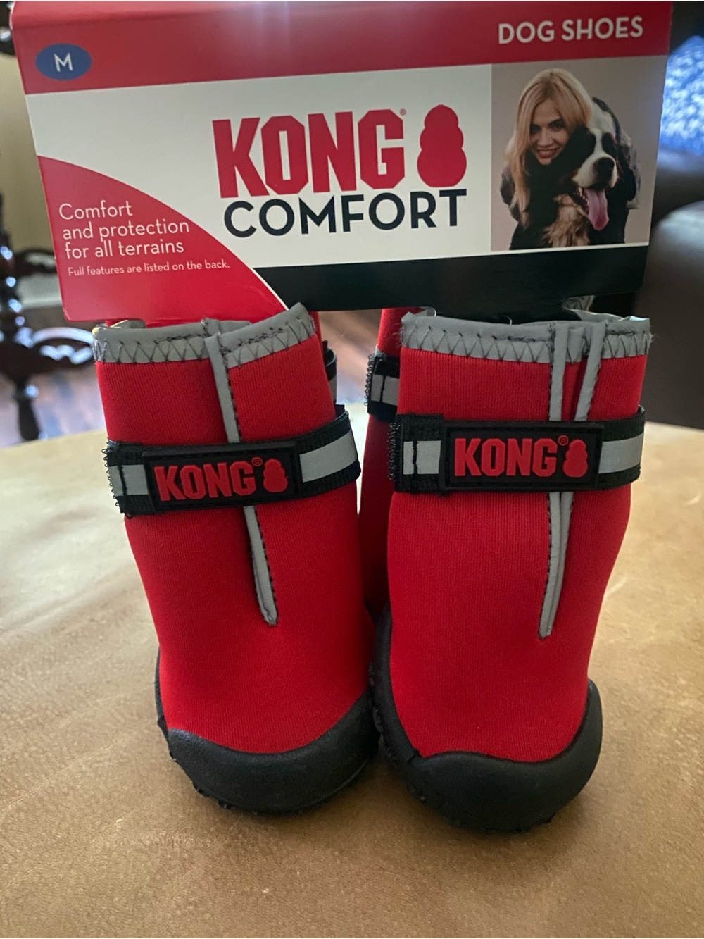 KONG Comfort DogShoes - Red